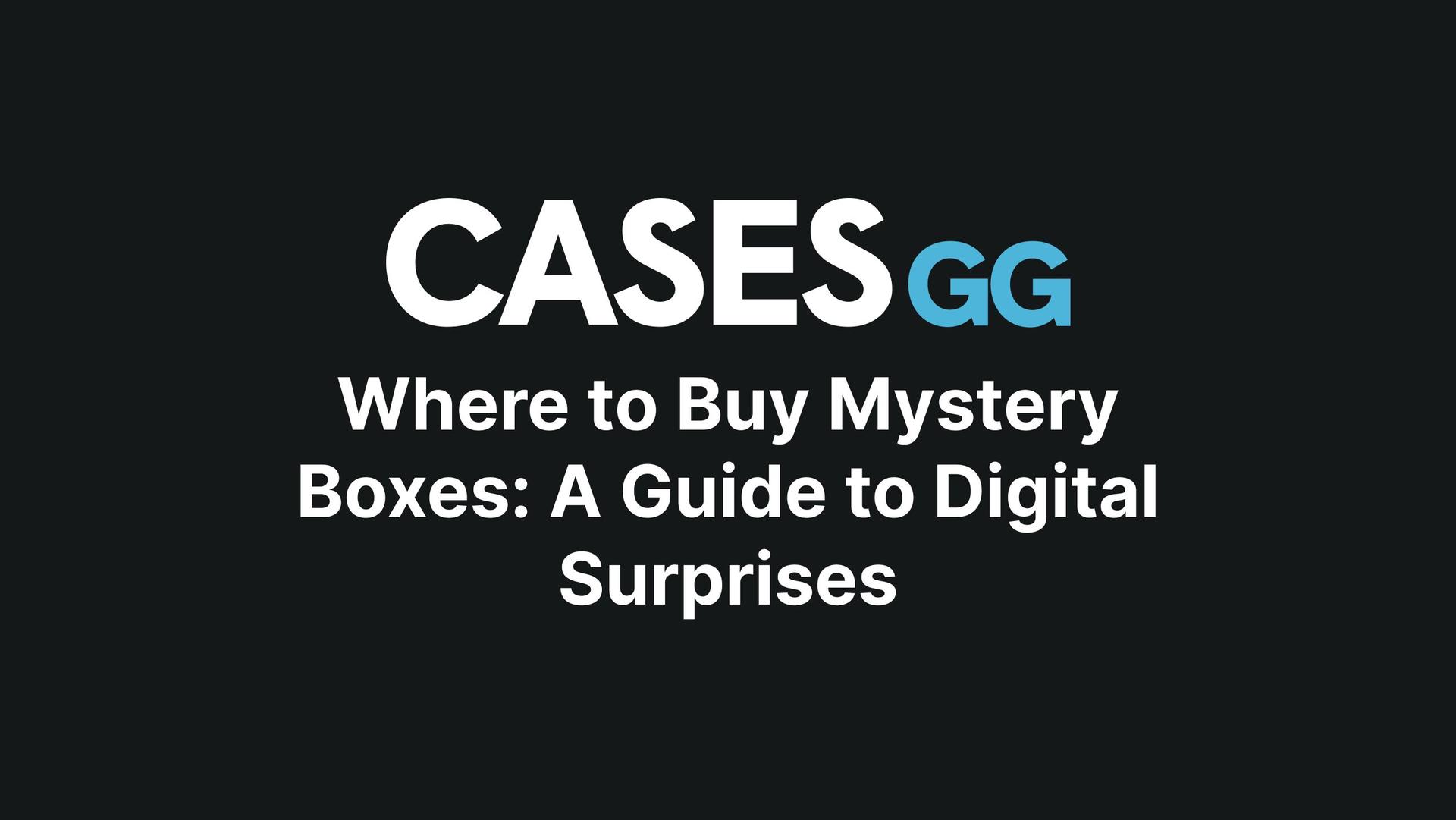 Where to Buy Mystery Boxes: A Guide to Digital Surprises