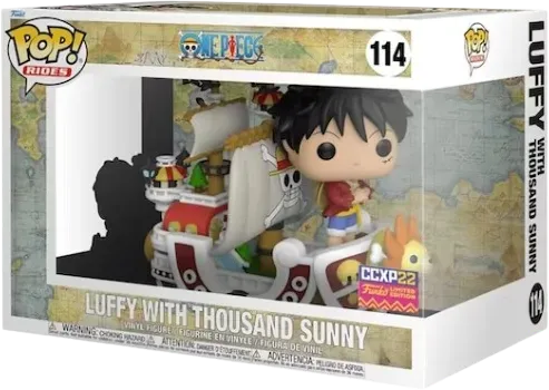2. Funko Pop! Rides- Luffy with Thousand Sunny.webp