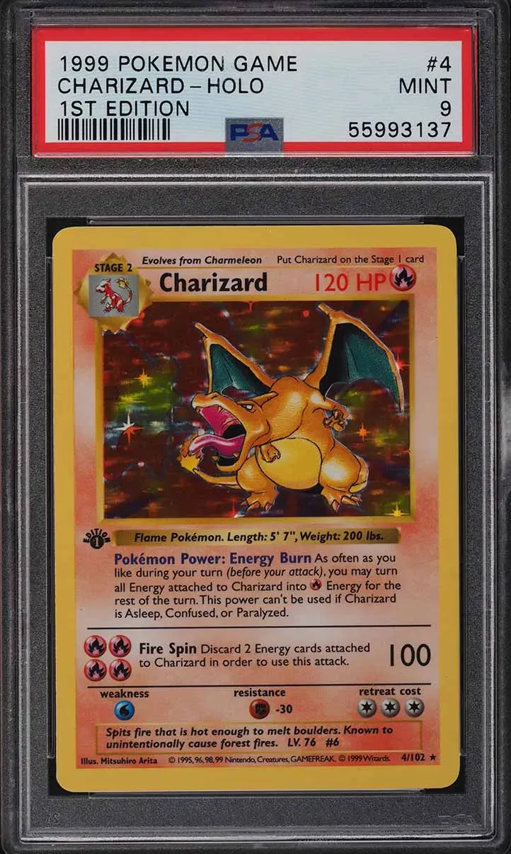 charizard holo 1st edition mint.webp
